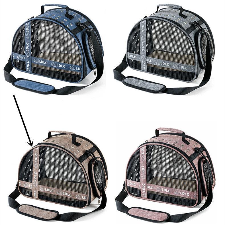 Portable Pet Travel Bag: One Shoulder Cat Litter Carrier-5