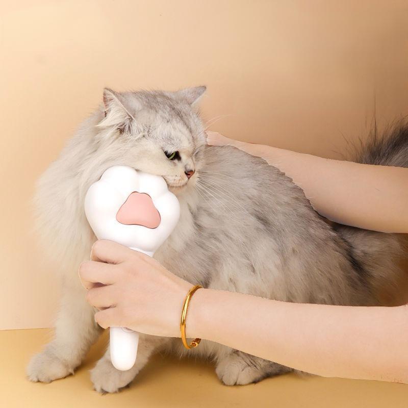 Pet Massage Hair Removal Comb – Paw Shaped Grooming Brush for Dogs & Cats
