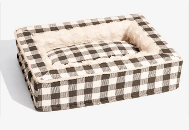 Universal Plaid Pet Bed