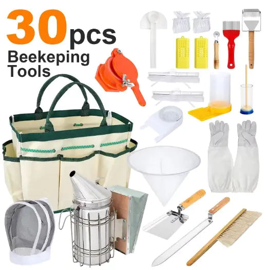 30PCS Beekeeping Tool Kit 🐝🍯 | All-in-One Hive Set