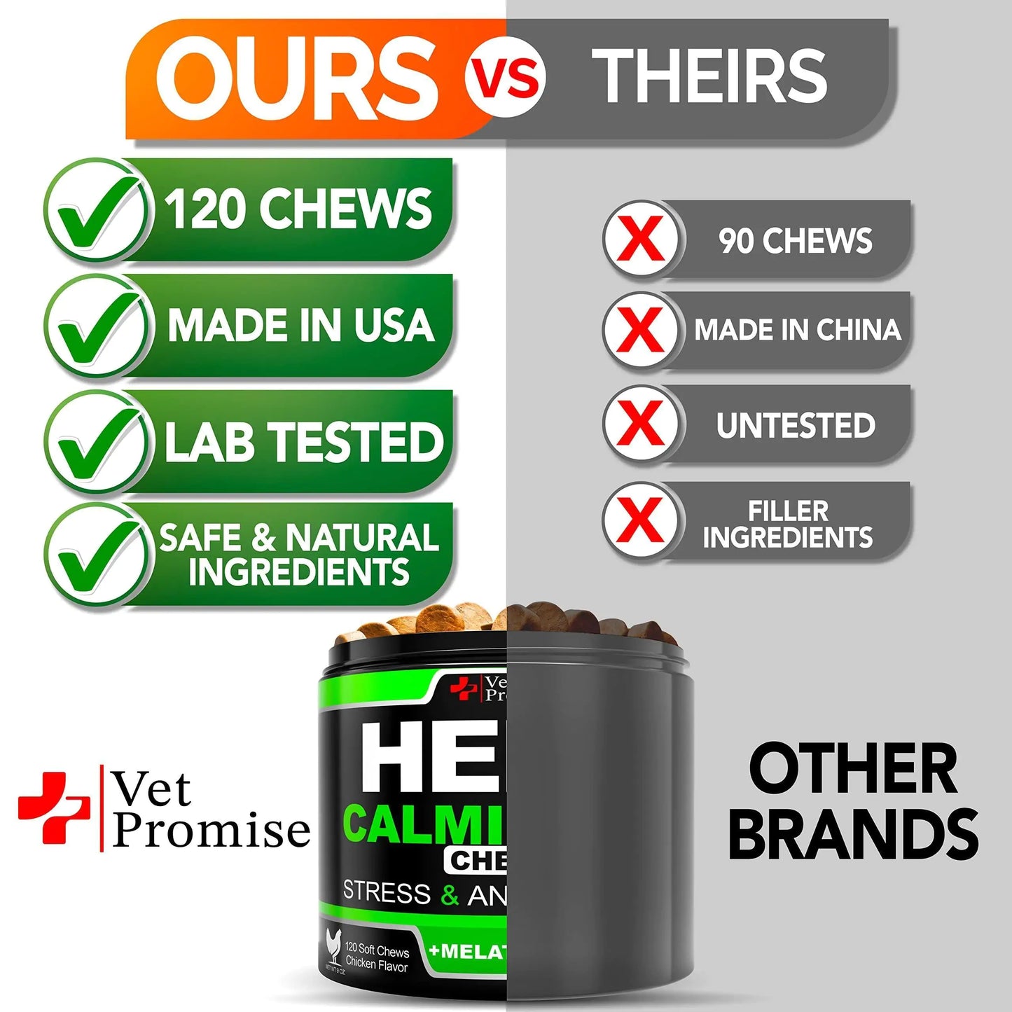 Hemp Calming Chews for Dogs Anxiety and Stress