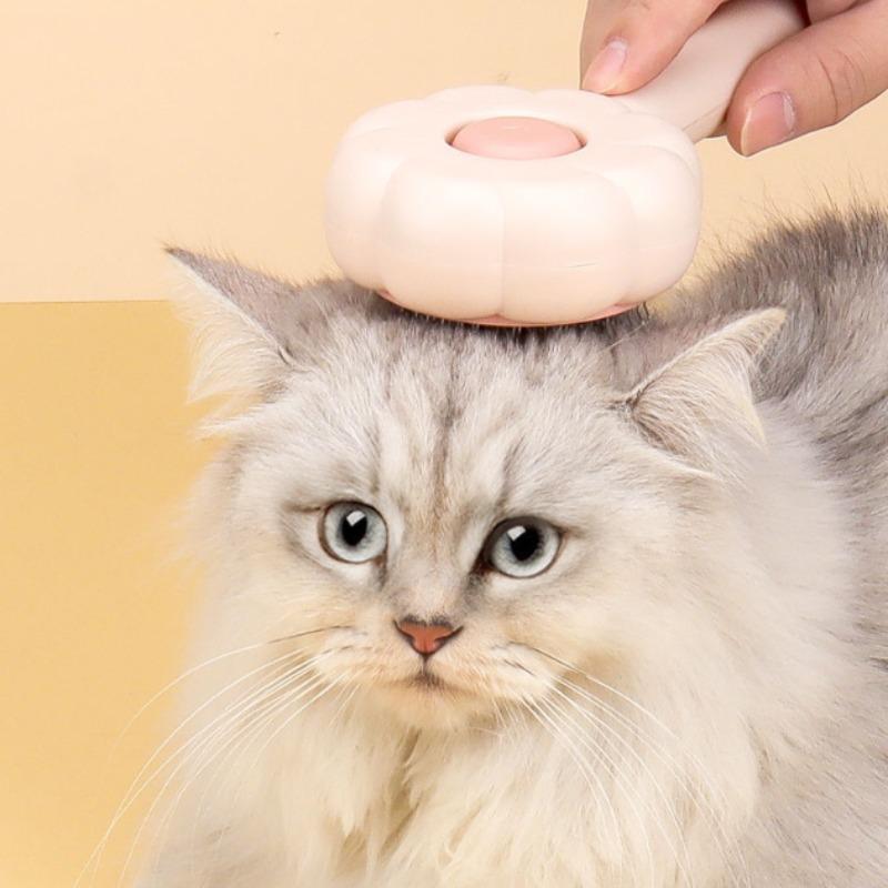 Pet Massage Hair Removal Comb – Paw Shaped Grooming Brush for Dogs & Cats