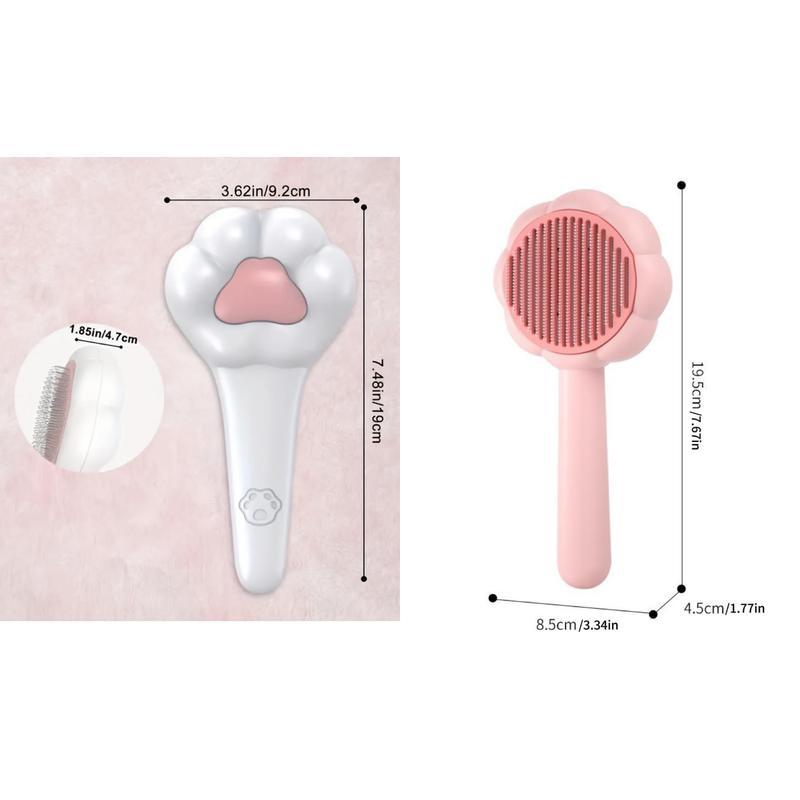 Pet Massage Hair Removal Comb – Paw Shaped Grooming Brush for Dogs & Cats