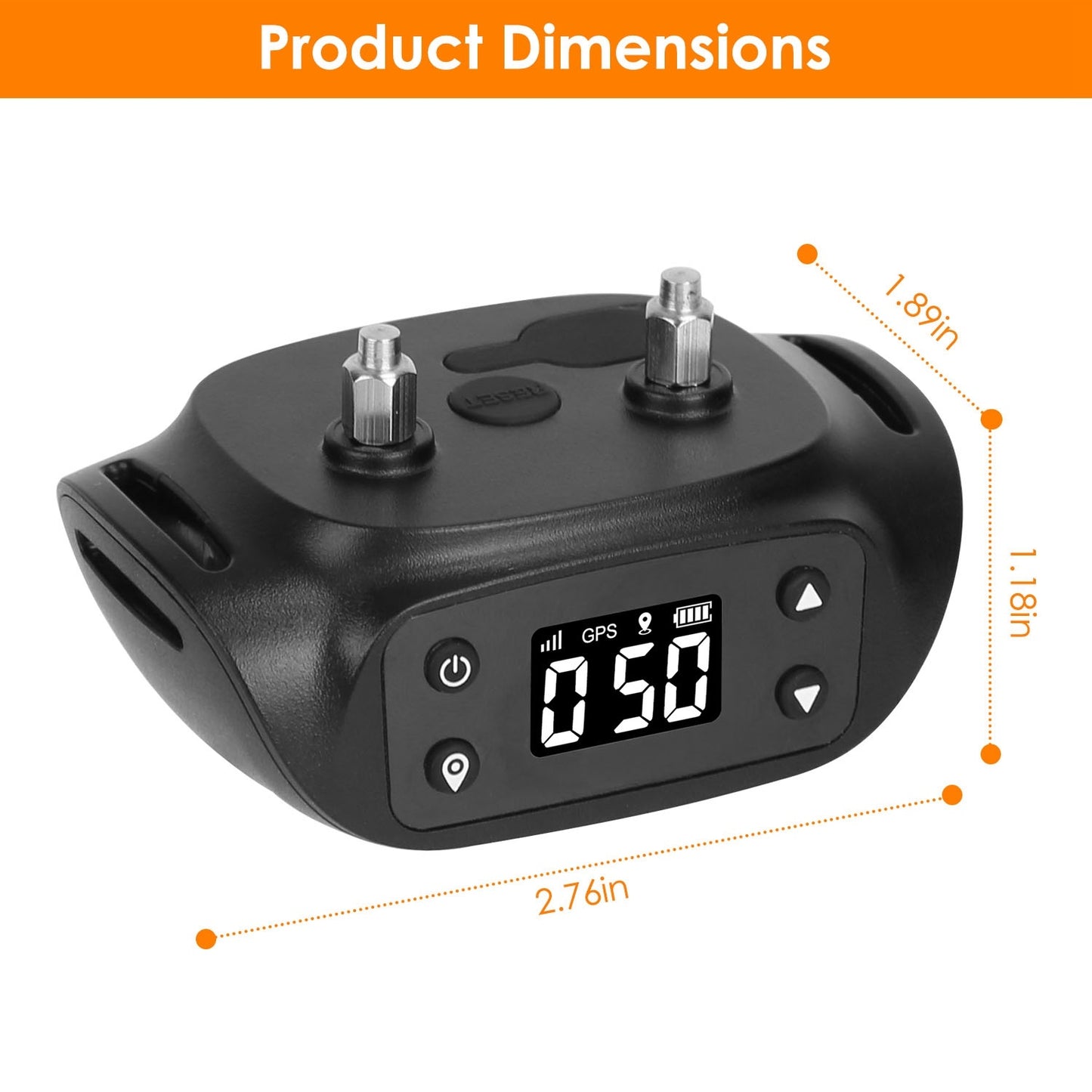 2-in-1 GPS Dog Fence & Collar – Wireless, Waterproof, 32-2887FT Range for Small, Medium & Large Dogs