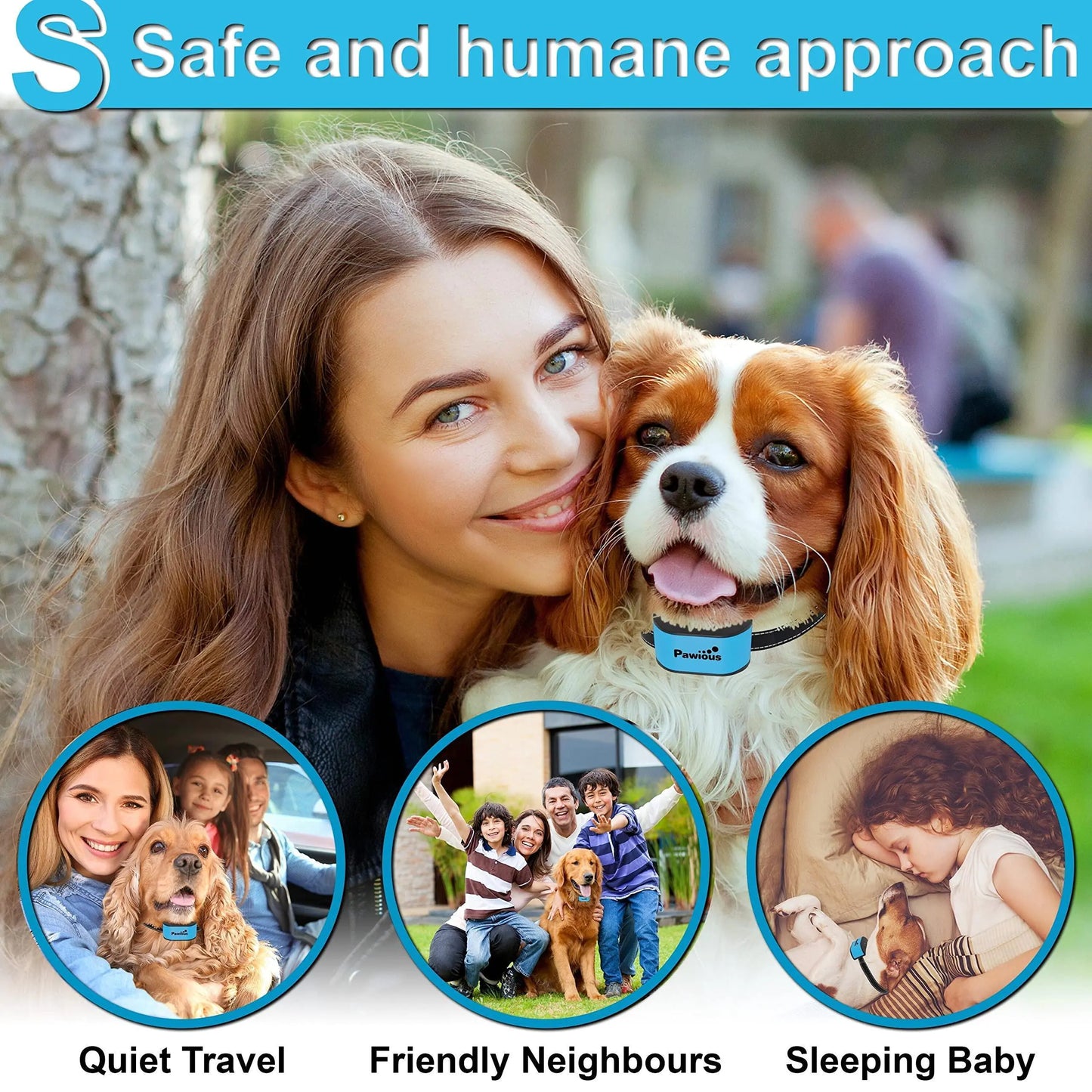 🐶✨No-Shock Bark Collar for Small Dogs