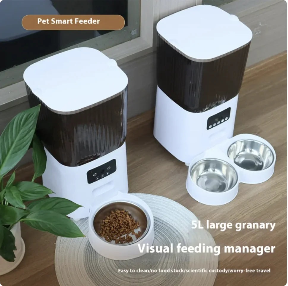 πΎ 5L Automatic Pet Feeder β Smart, Hassle-Free Mealtime