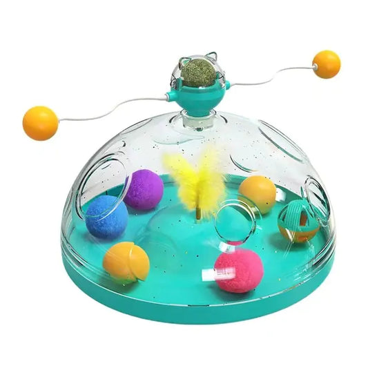 Multifunctional Turntable Pet Toy β Fun & Interactive for Dogs & Cats πΆπ±