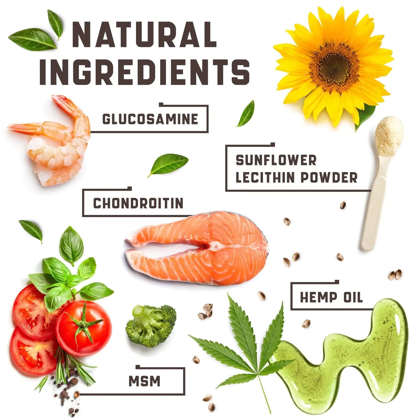 Dog Joint Supplement with Glucosamine & Hemp