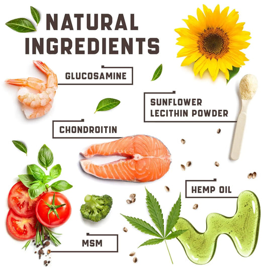 Dog Joint Supplement with Glucosamine & Hemp