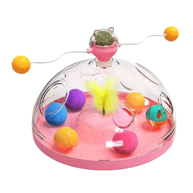 Multifunctional Turntable Pet Toy β Fun & Interactive for Dogs & Cats πΆπ±