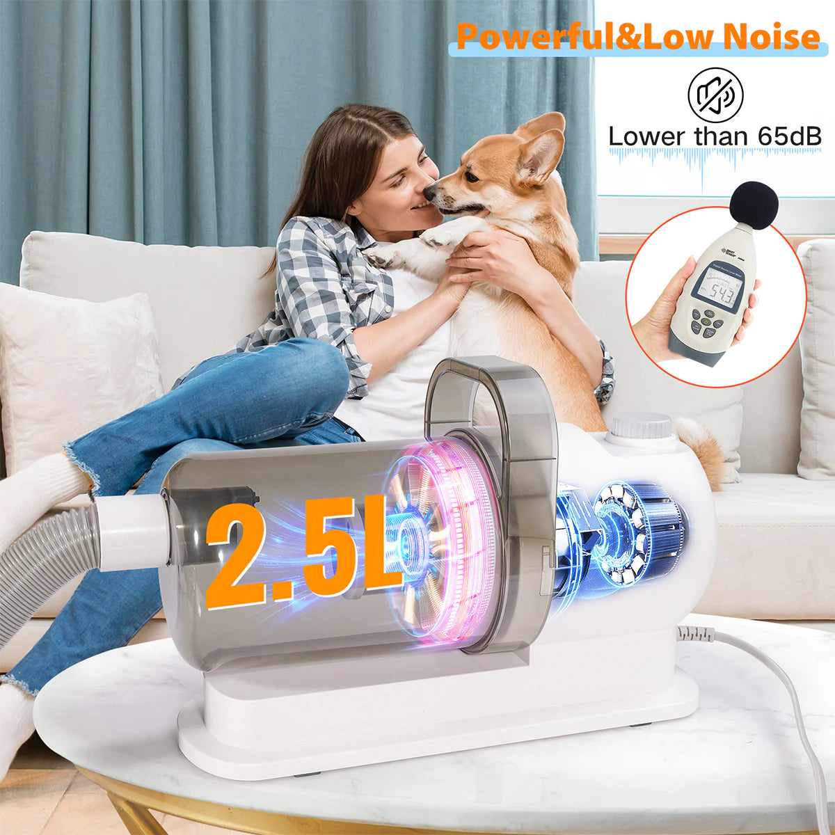 Pet Grooming Pro – Vacuum & Trimmer in One