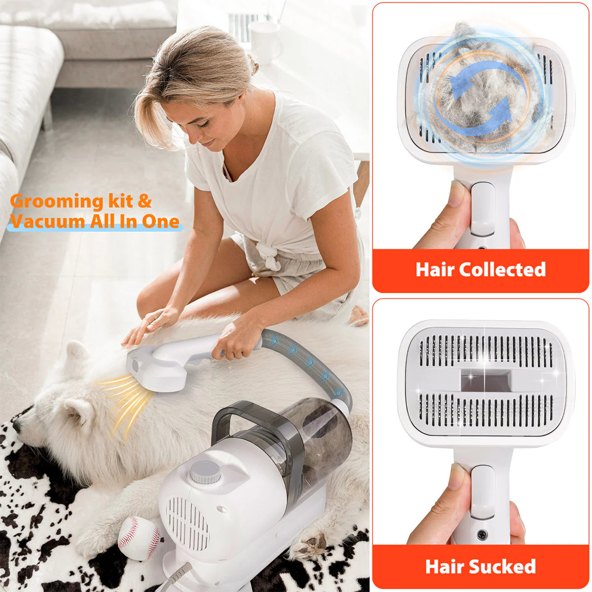 Pet Grooming Pro – Vacuum & Trimmer in One