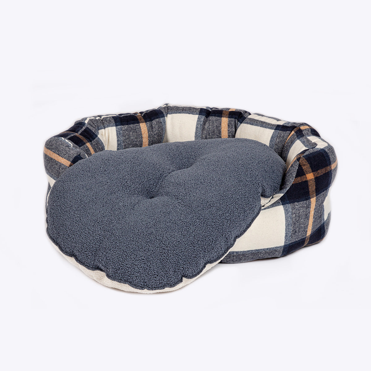 Bowmore Navy Deluxe Slumber Bed for Dogs – Danish Design