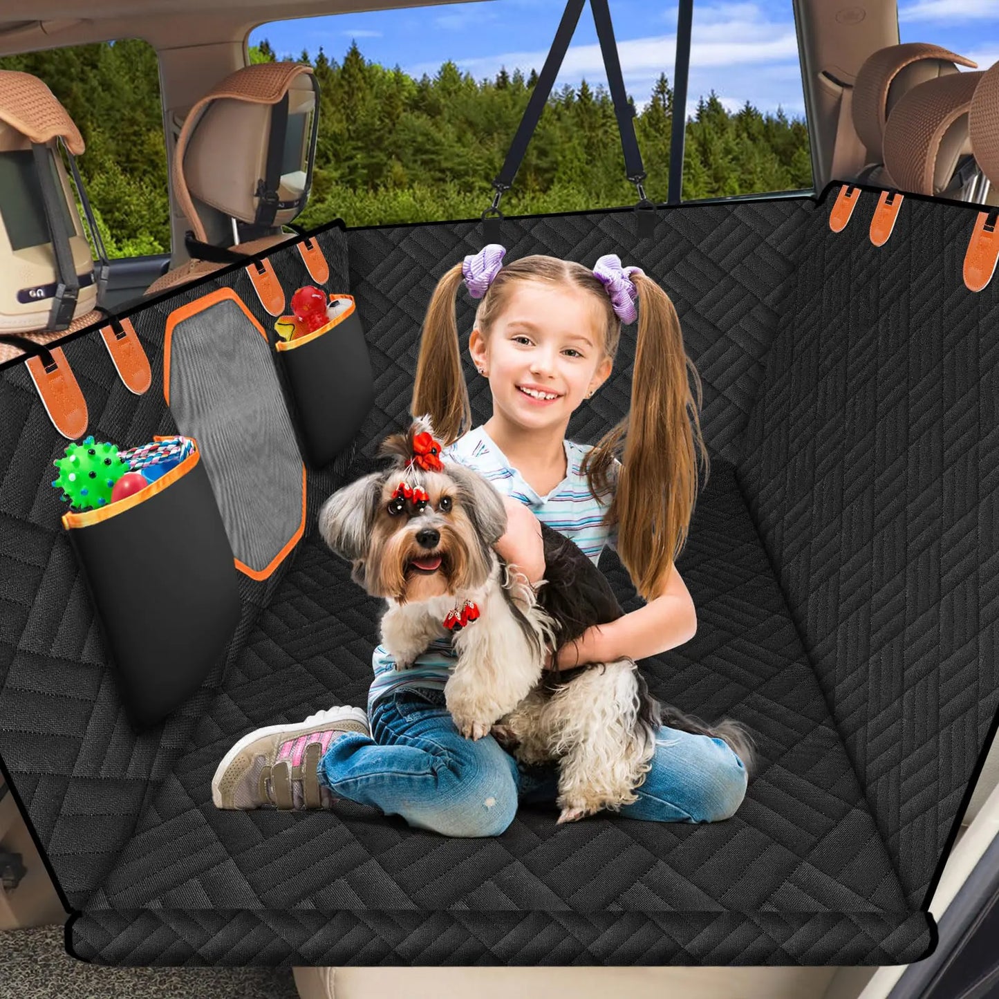 Dog Car Seat Extender & Travel Bed for SUVs & Trucks