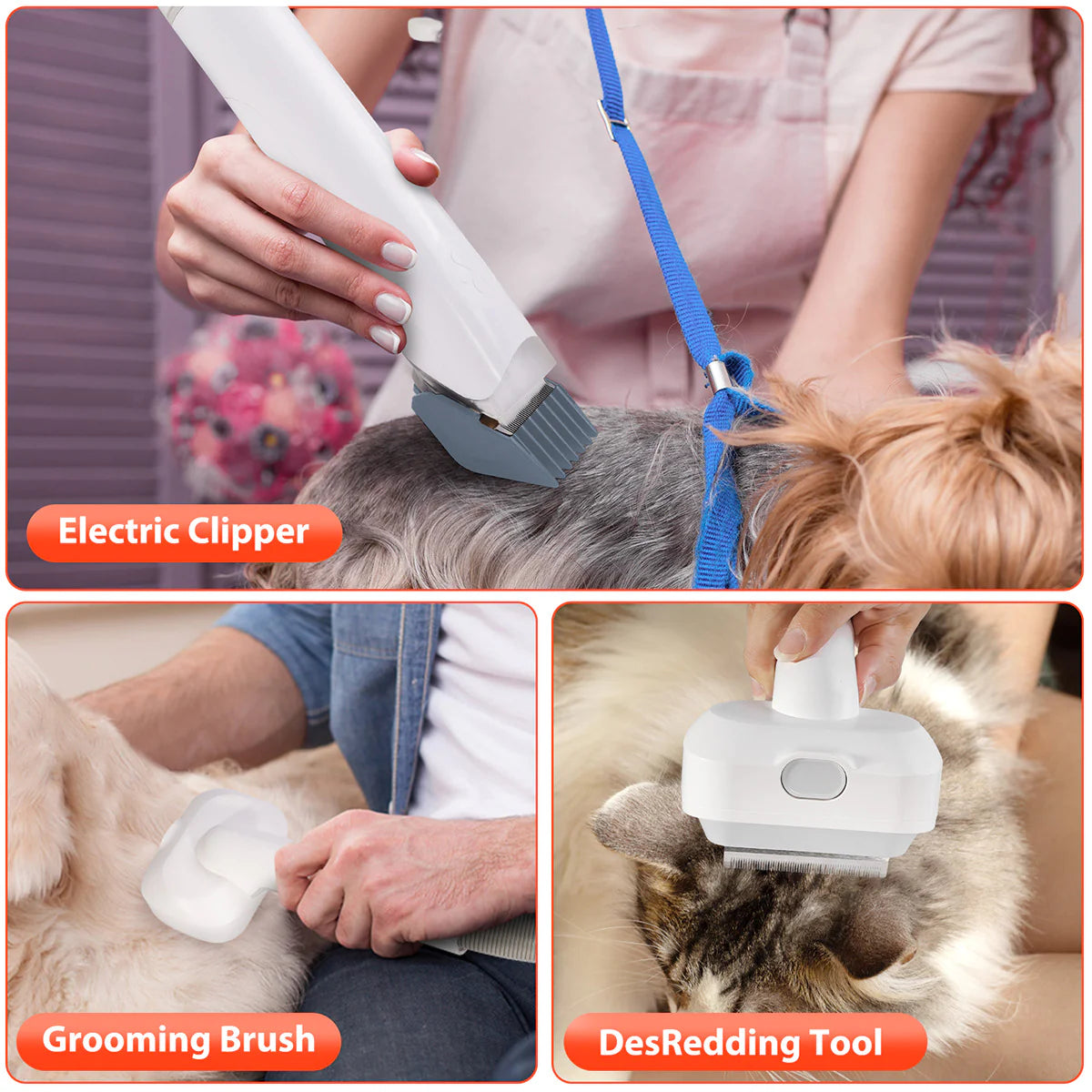 Pet Grooming Pro – Vacuum & Trimmer in One