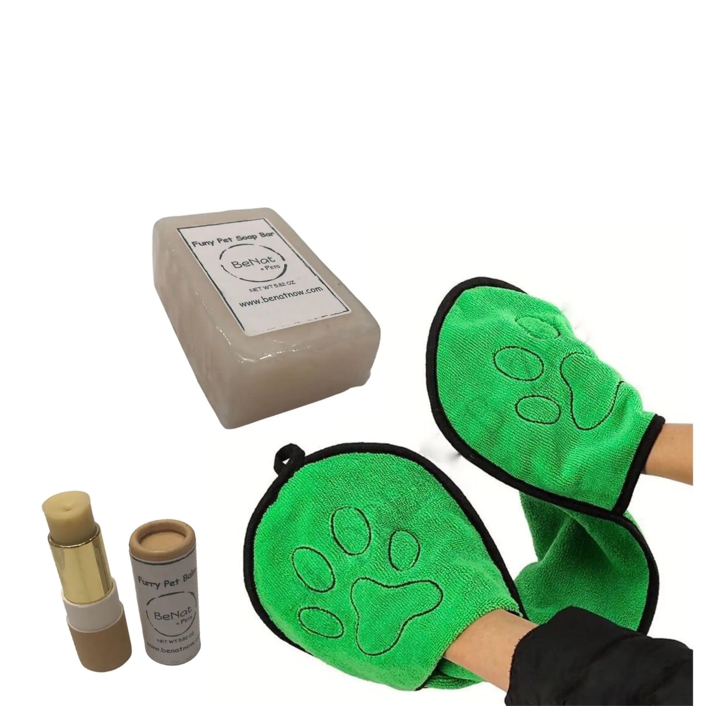 EcoPure Pets: 3-Piece Grooming Care Set