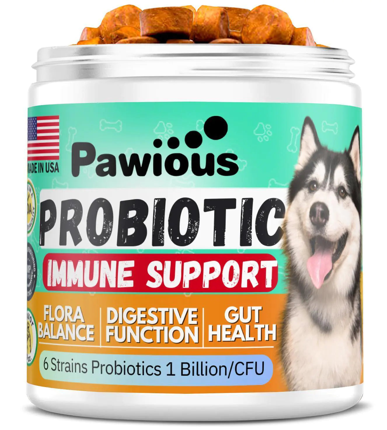 Dog Probiotics & Digestive Enzymes – Gut & Immune Support