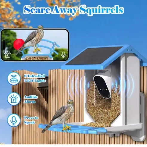 🐦 Smart Bird Feeder with Camera – Watch Your Feathered Friends Up Close