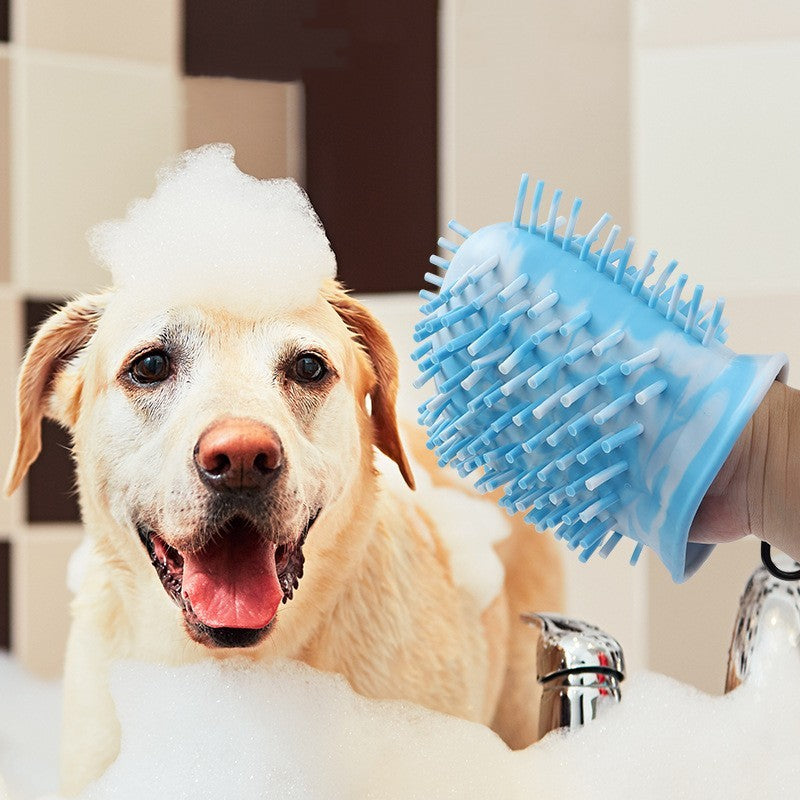 2-in-1 Dog Paw Cleaner Cup – Soft Rubber Pet Foot Washing Brush – Small & Large