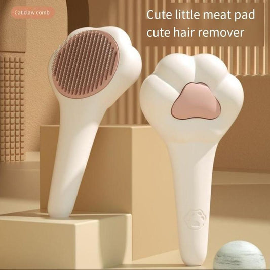 Pet Massage Hair Removal Comb – Paw Shaped Grooming Brush for Dogs & Cats