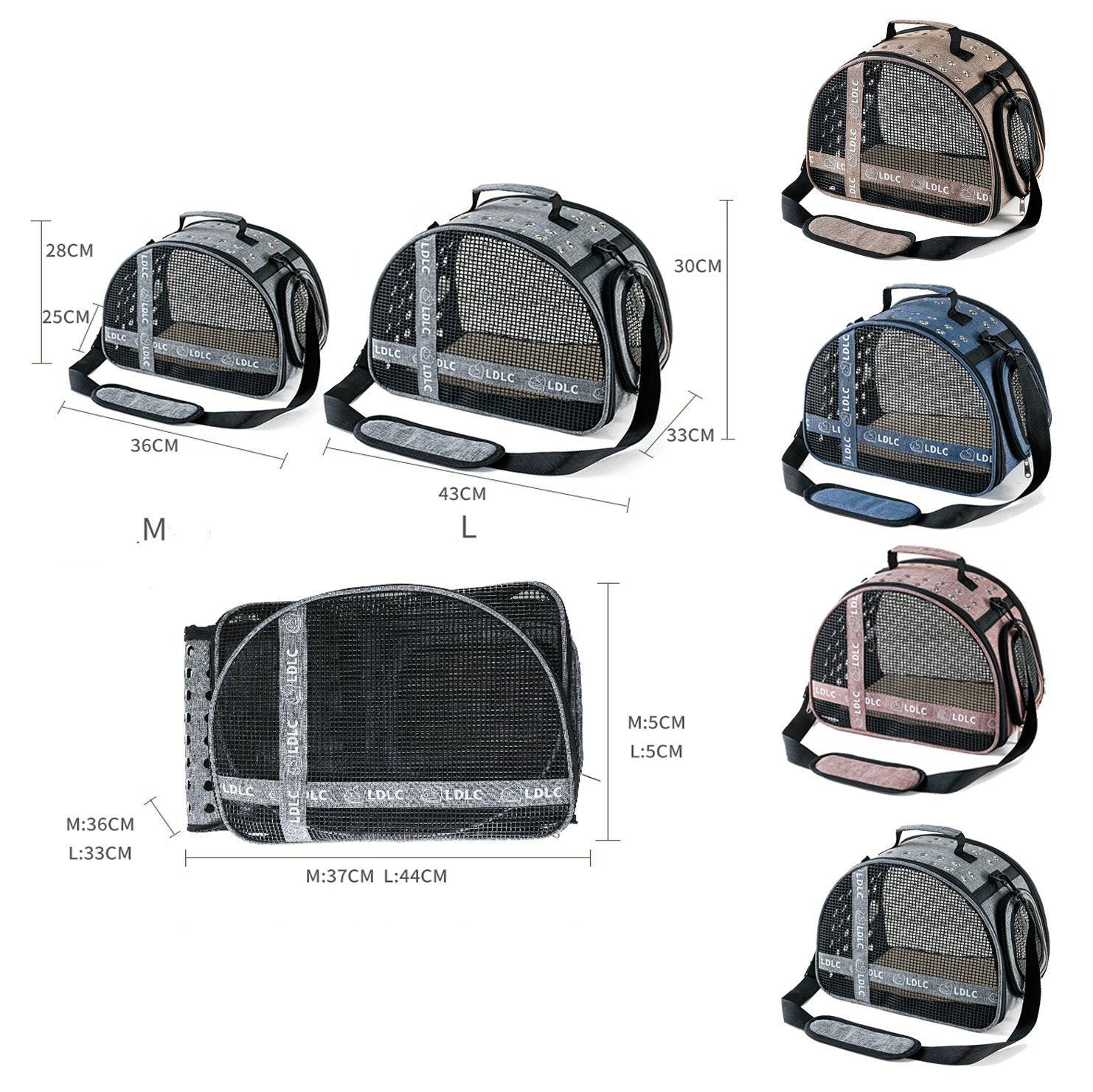 Portable Pet Travel Bag: One Shoulder Cat Litter Carrier-4