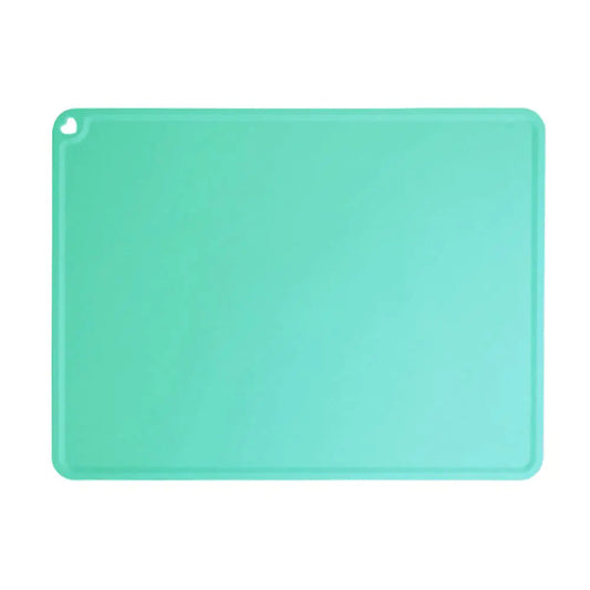 Silicone Waterproof Pet Feeding Tray with Raised Edges